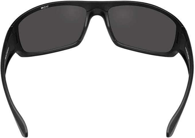 Wiley X Omega Safety Sunglasses Matte Black Frame Captivate Polarized Grey Lens ACOME08 Inside