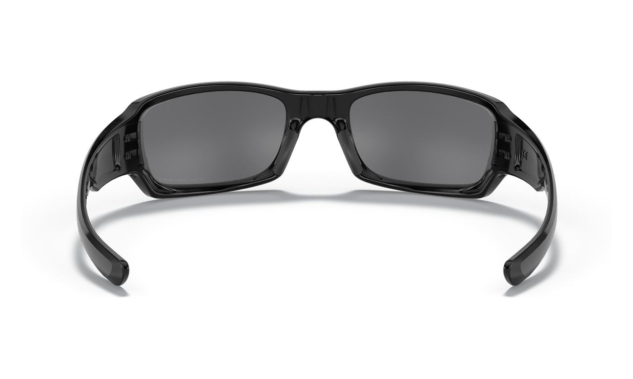 Oakley Fives Squared Sunglasses with Polished Black Frame and Black Iridium Polarized Lens OO9238-06 Inside View