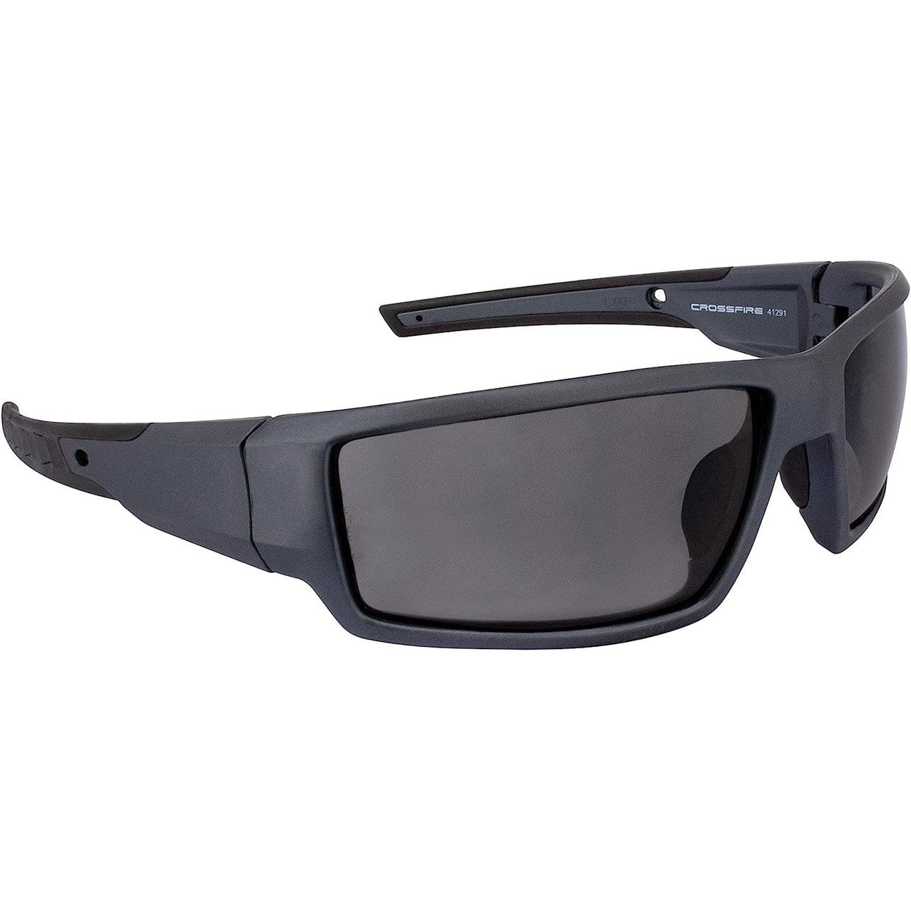 Crossfire 41291 Cumulus Safety Glasses - Gray Frame - Smoke Lens