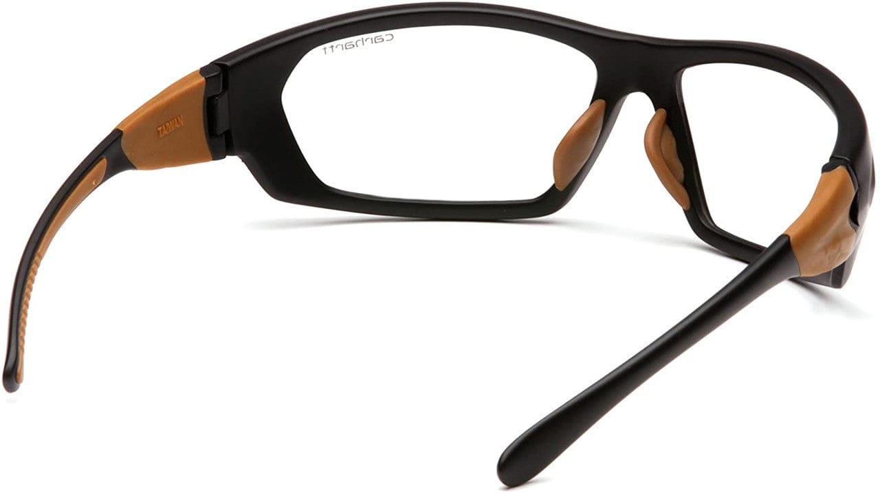 Carhartt Carbondale Safety Glasses with Black Frame and Clear Anti-Fog Lens CHB210DT Inside