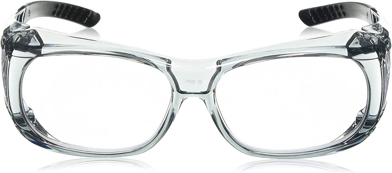 Elvex OVR-Spec II Safety Glasses with Translucent Frame and Clear Lens SG-37C Front View