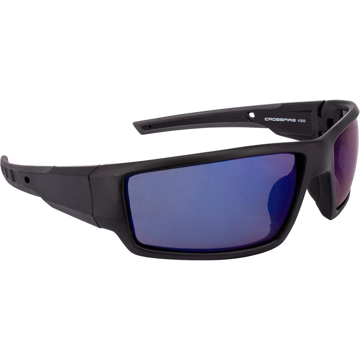 Honeywell Mercury Safety Eyewear with Black Frame, Blue Mirror Honeywell Mercury Safety Eyewear with Black Frame, Blue Mirror