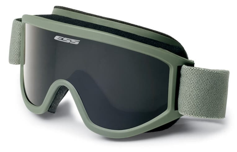 ESS Land Ops Goggle Foliage Green with Clear and Gray Lenses 740-0502