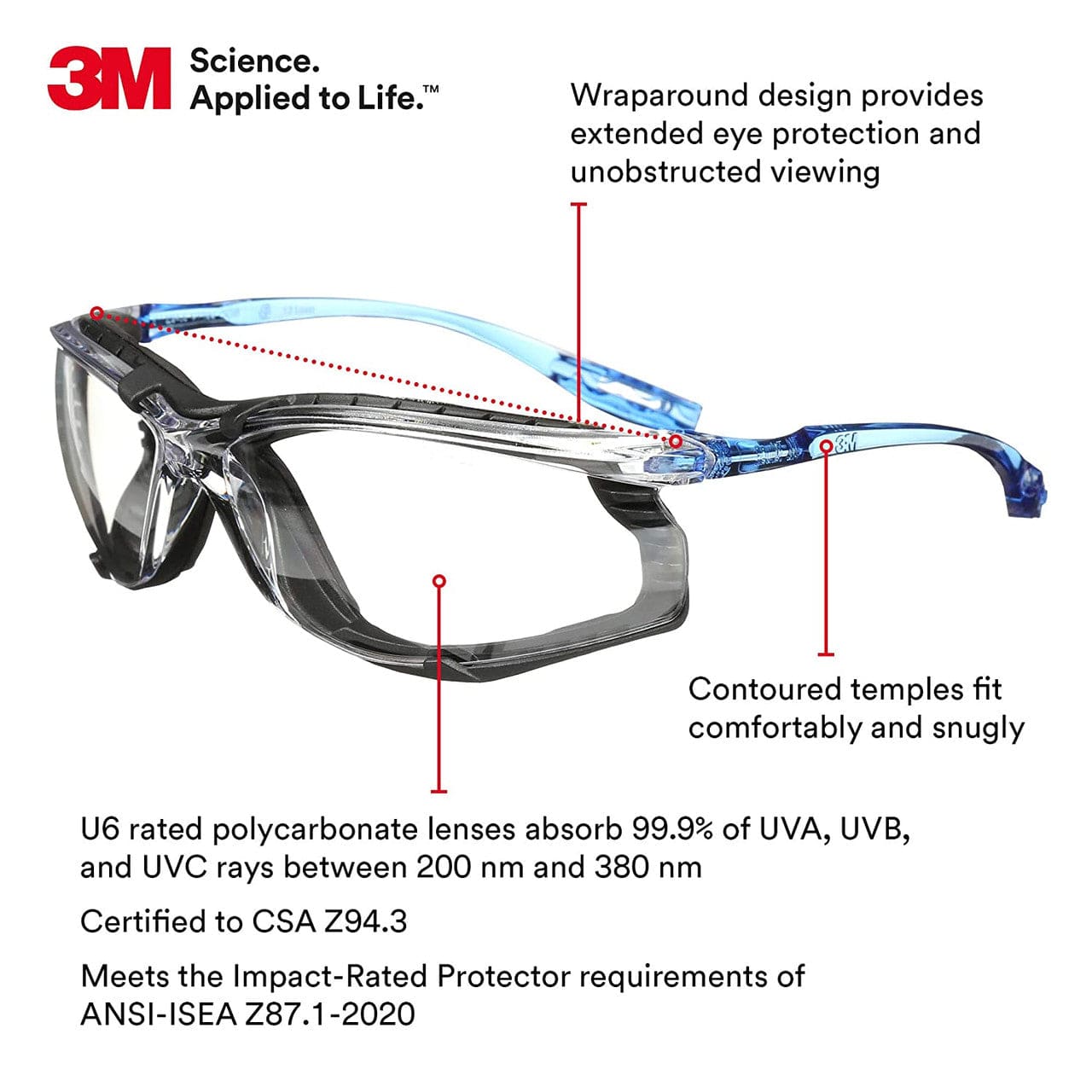 3M Safety Glasses & Goggles Safety Glasses USA