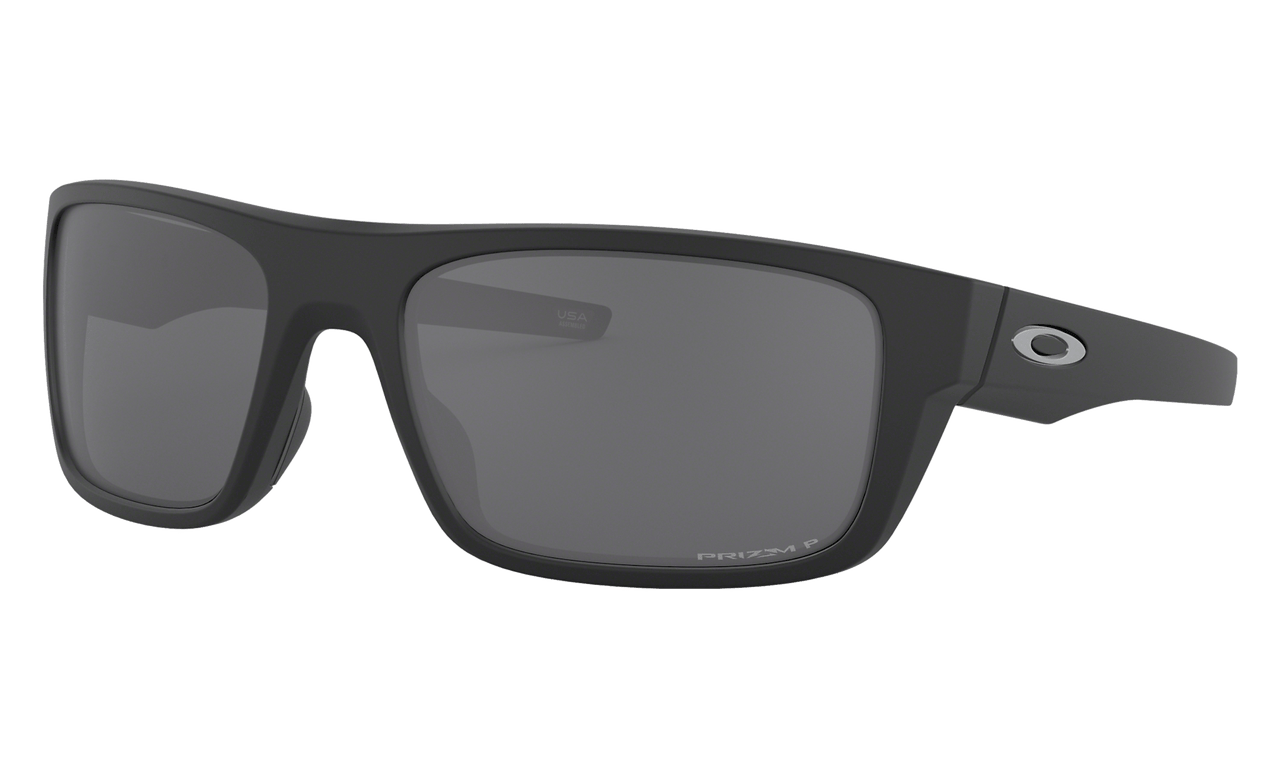 Oakley Drop Point Sunglasses with Matte Black Frame and Prizm Black Polarized Lens OO9367-0860