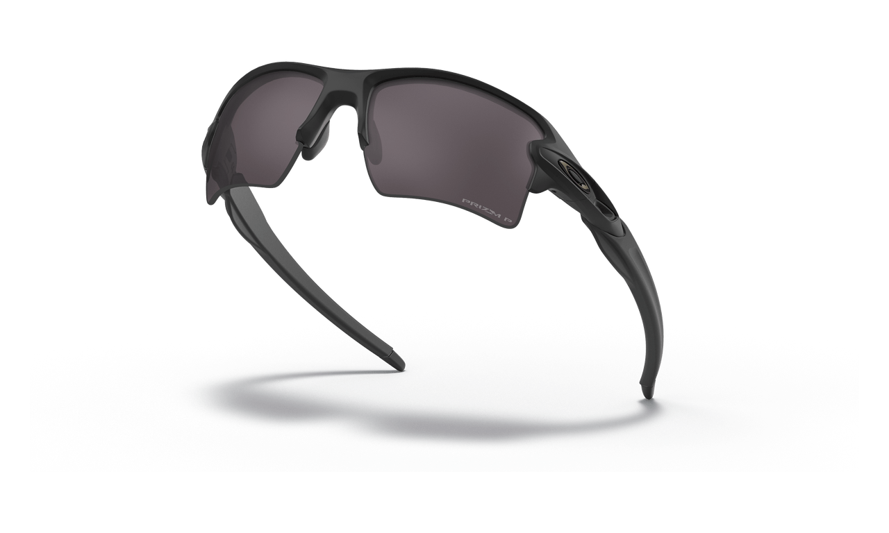 Oakley SI Flak Jacket 2.0 XL with Matte Black Frame and Prizm Grey Polarized Lens OO9188-8559 Profile View