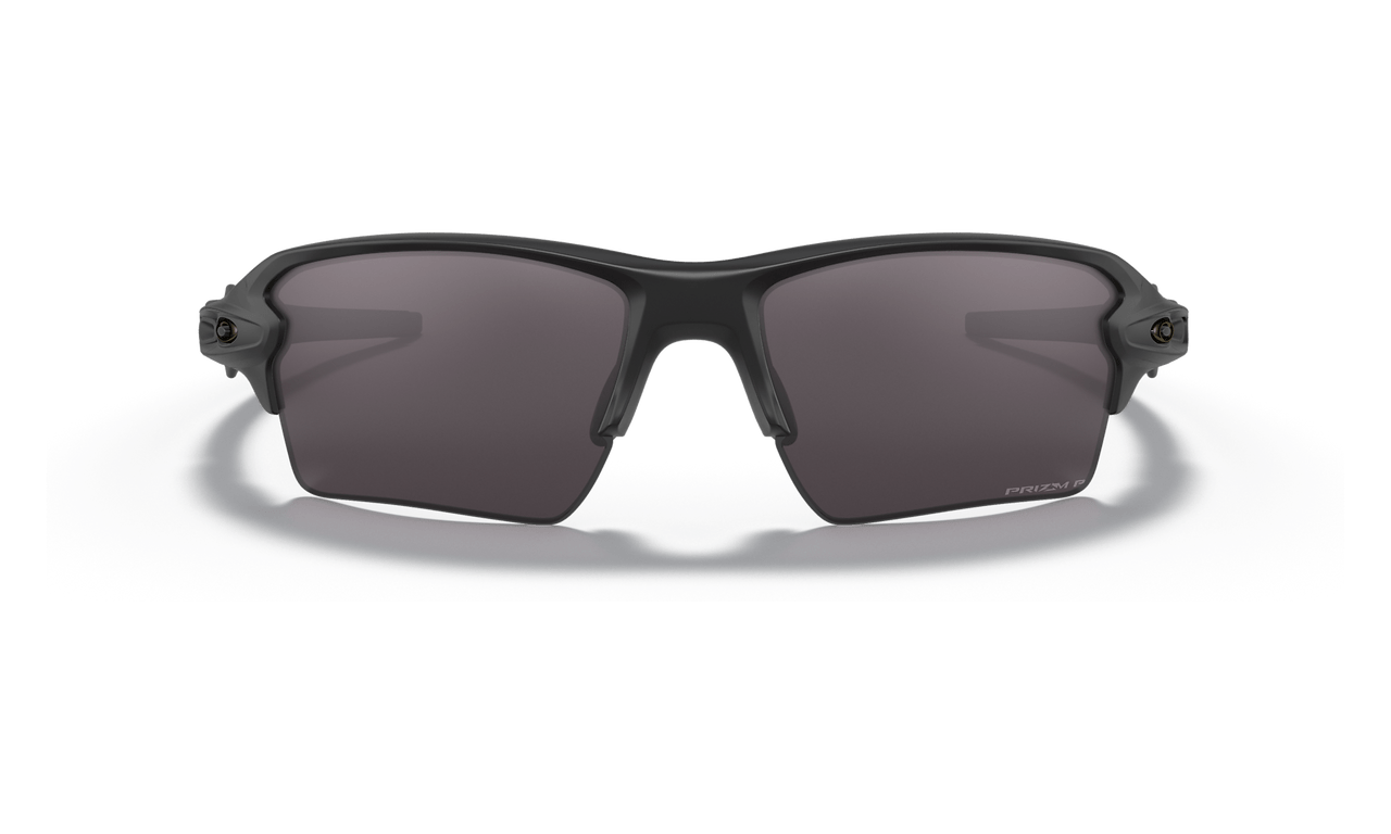 Oakley SI Flak Jacket 2.0 XL with Matte Black Frame and Prizm Grey Polarized Lens OO9188-8559 Front View