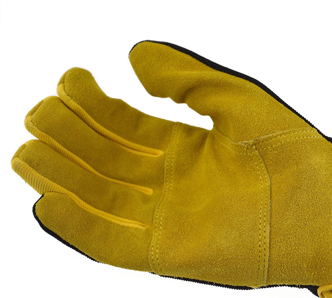 DeWalt DPG216 Split Cowhide Leather Palm Hybrid Gloves Palm View