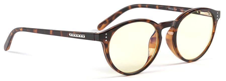 Gunnar Attache Computer Glasses with Tortoise Frame and Amber Lens