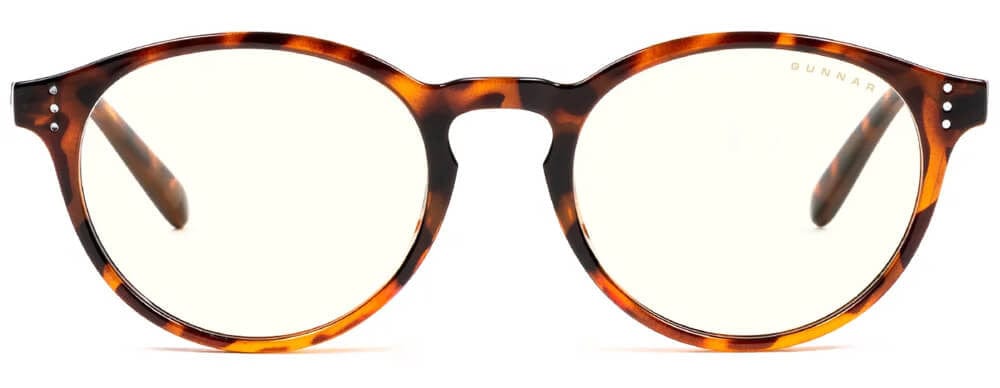 Gunnar Attache Computer Reading Glasses with Tortoise Frame and Clear Lens - Front