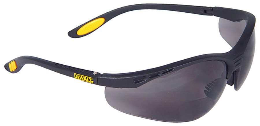 DeWalt Reinforcer Bifocal Safety Glasses with Smoke Lens