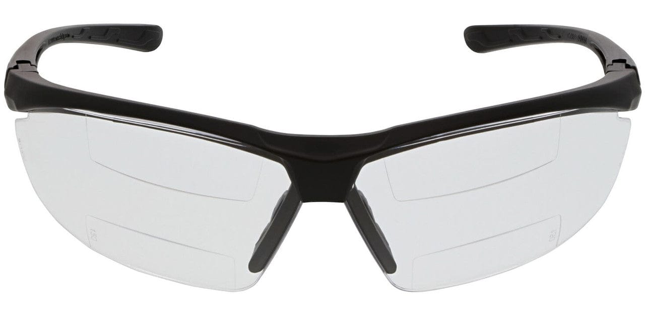MCR Safety VL2 Safety Glasses with Clear Dual Segment Lenses Front View