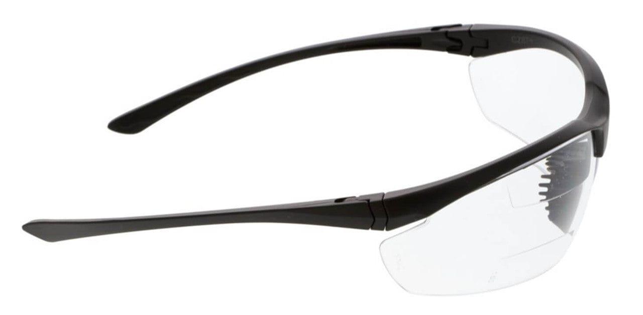 MCR Safety VL2 Safety Glasses with Clear Dual Segment Lenses Side View