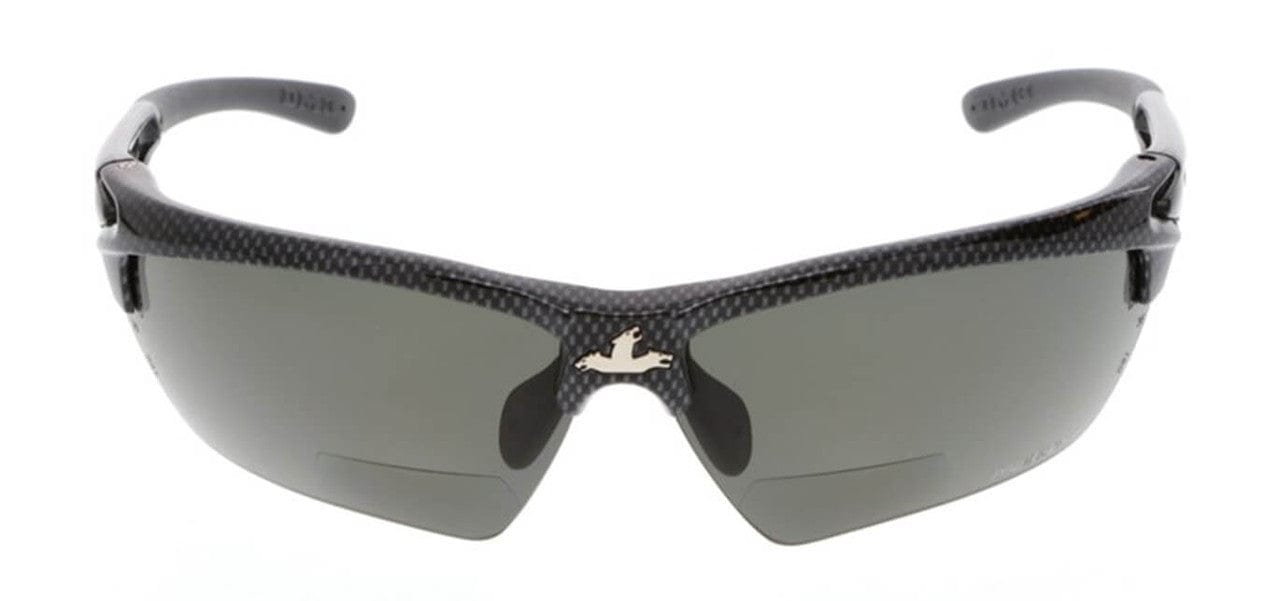 MCR Safety Dominator DM3 Bifocal Safety Glasses with Polarized Gray Anti-Fog Lens Front View