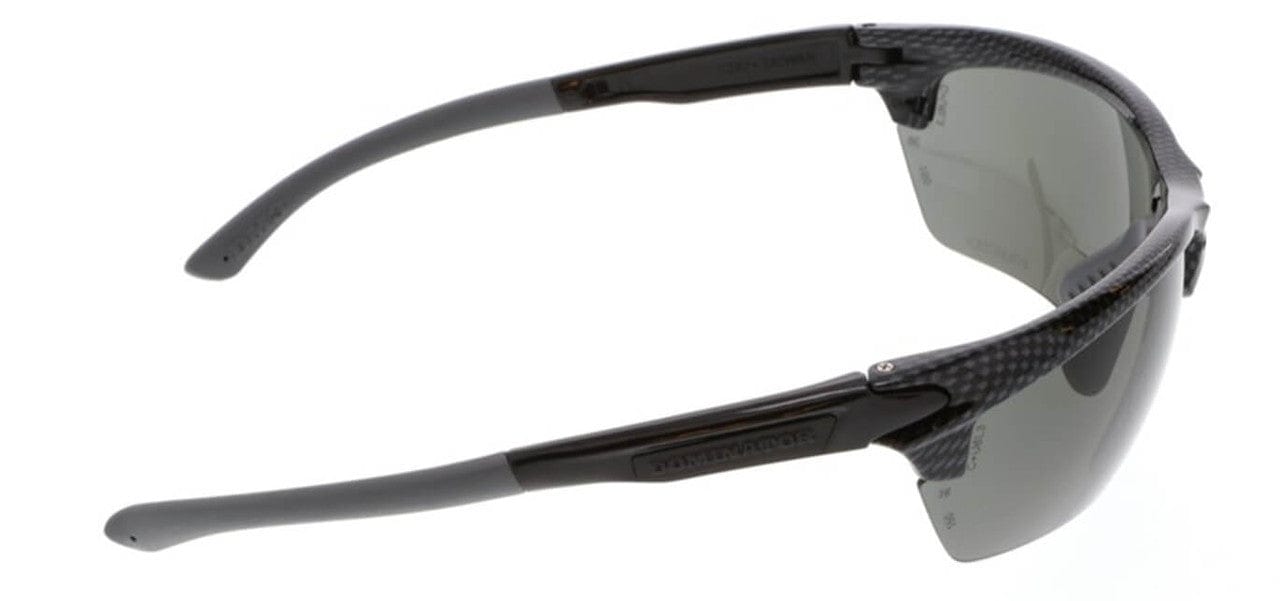MCR Safety Dominator DM3 Bifocal Safety Glasses with Polarized Gray Anti-Fog Lens Side View