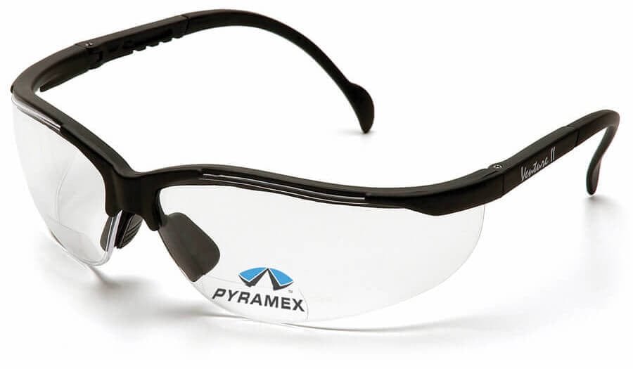 Pyramex V2 Reader Bifocal Safety Glasses with Clear Lens