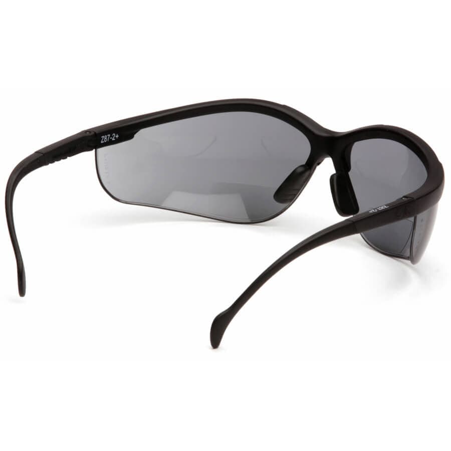 Pyramex V2 Reader Bifocal Safety Glasses with Gray Lens - Back