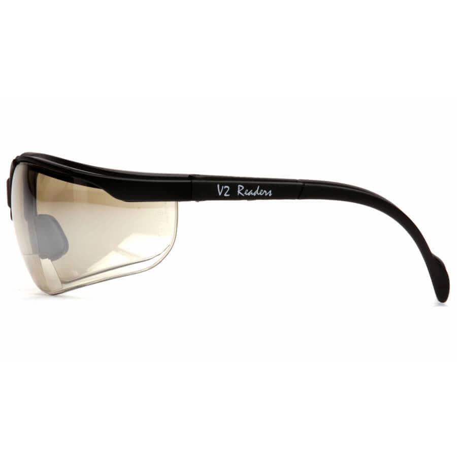 Pyramex V2 Reader Bifocal Safety Glasses with Indoor/Outdoor Lens - Side