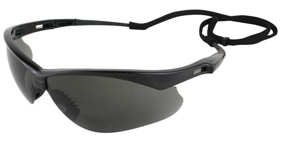 KleenGuard Nemesis Rx Bifocal Safety Glasses With Smoke Lens