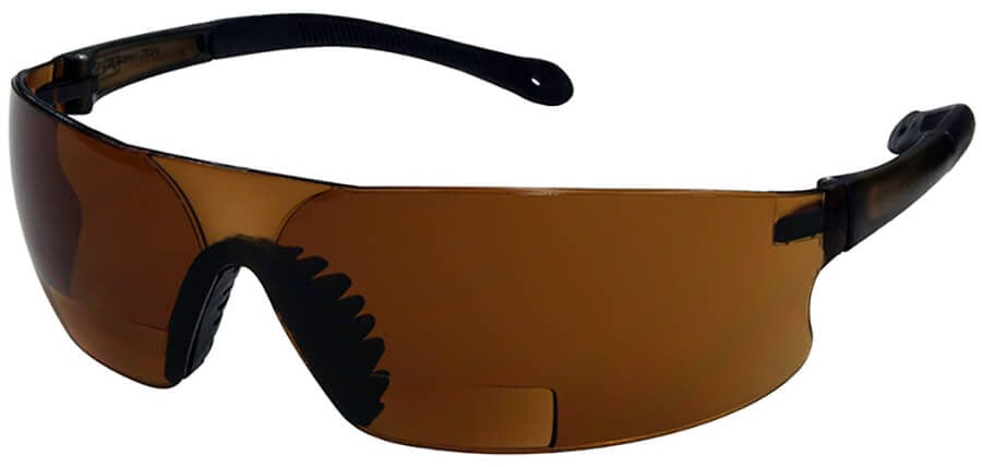 Radians Rad-Sequel RSx Bifocal Safety Glasses with Coffee Lens