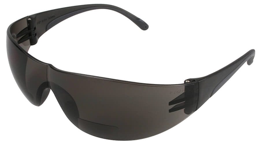 Bouton Zenon Z12R Bifocal Safety Glasses with Gray Lens