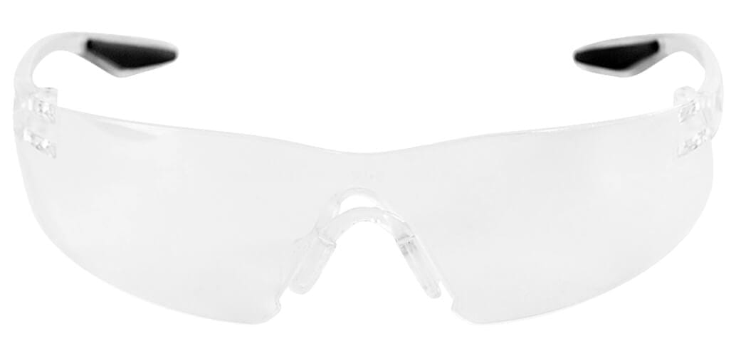 Bullhead Discus Safety Glasses with Clear Anti-Fog Lens BH2811AF - Front View