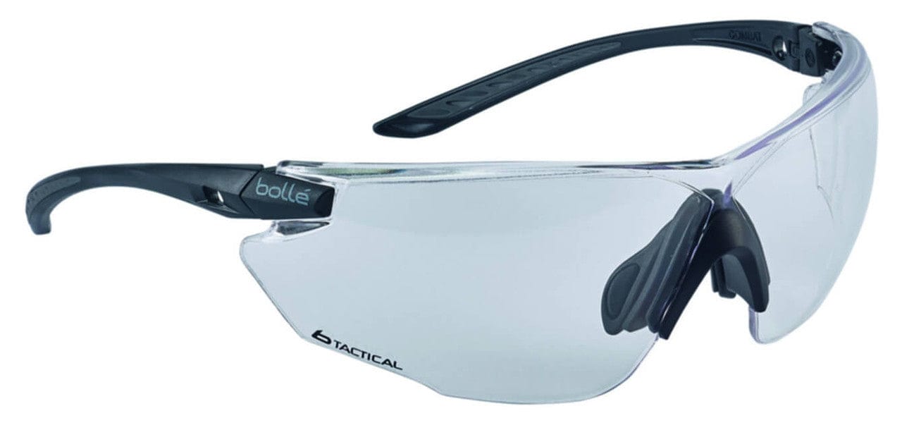 Bolle Combat Tactical Safety Glasses Kit with Clear Anti-Fog, ESP and Smoke Lenses COMBKITN - Clear Lens