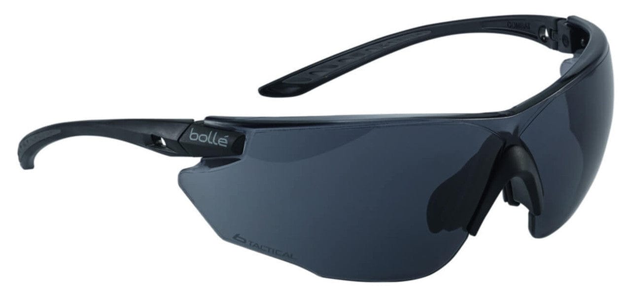 Bolle Combat Tactical Safety Glasses Kit with Clear Anti-Fog, ESP and Smoke Lenses COMBKITN - Smoke Lens