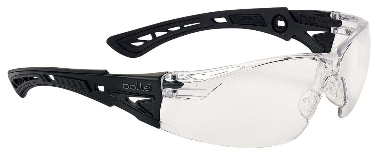 Bolle Rush Plus BSSI Ballistic Safety Glasses with Clear Platinum Anti-Fog Lens PSSRUSP064B