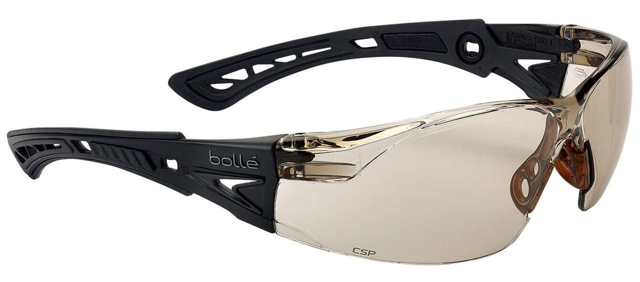 Bolle Rush Plus BSSI Ballistic Safety Glasses with CSP Platinum Anti-Fog Lens PSSRUSPC13B