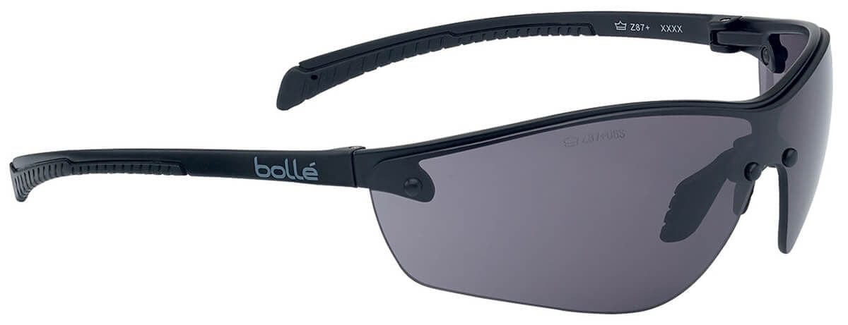 Bolle Silium Plus BSSI Ballistic Safety Glasses with Smoke Platinum Anti-Fog Lens - PSSSILI443B