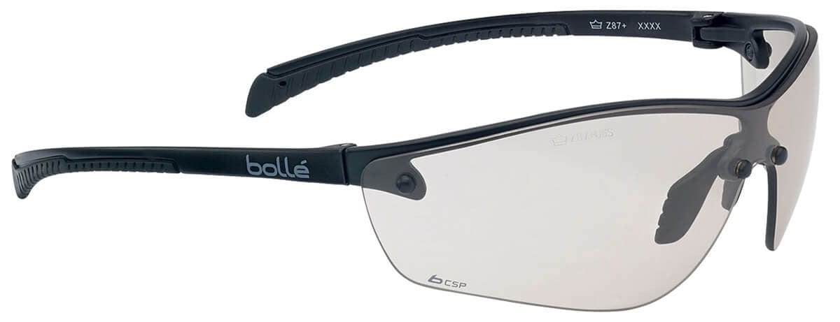 Bolle Silium Plus BSSI Ballistic Safety Glasses with CSP Platinum Anti-Fog Lens BT-PSSSILIC13B