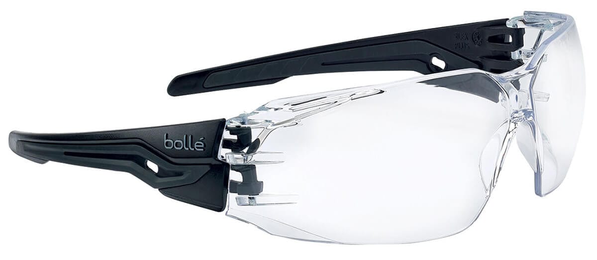 Bolle Silex Plus BSSI Safety Glasses with Clear Platinum Anti-Fog Lens PSSSILP064B