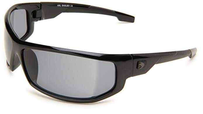 Bobster AXL Motorcycle Sunglasses with Black Frame and Smoke Anti-Fog Lenses