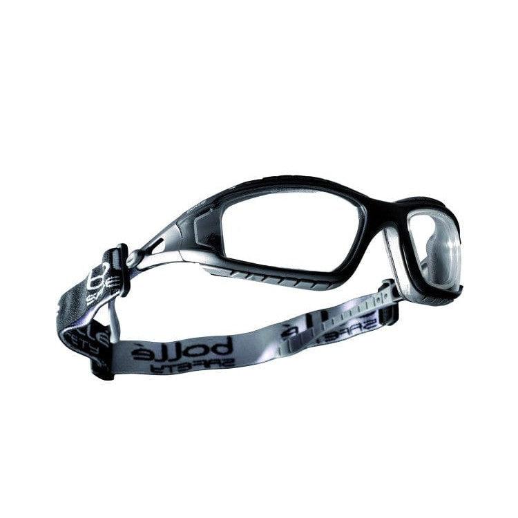 Bolle Tracker Safety Glasses Black Frame Clear Anti-Fog Lenses 40085