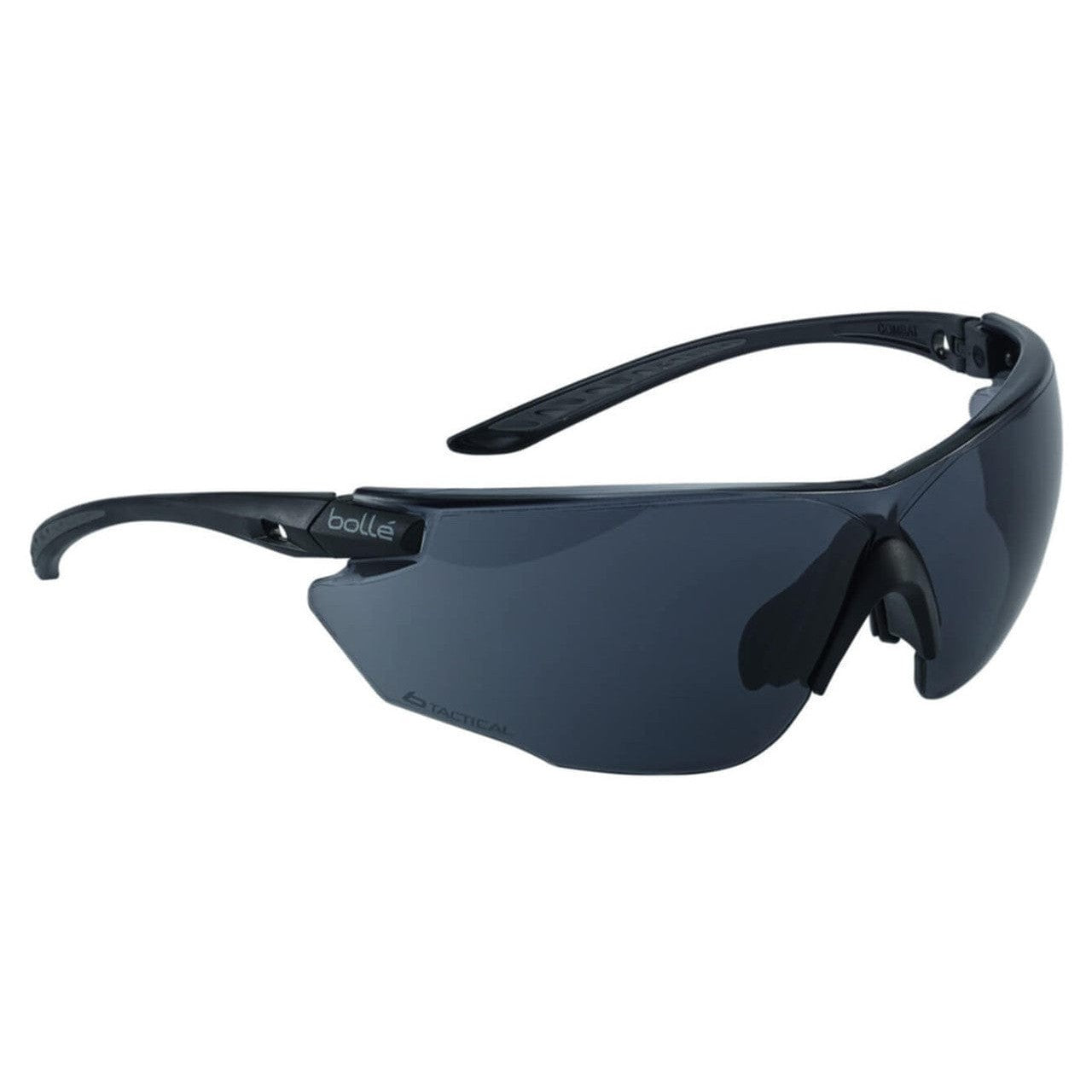 Bolle Combat Tactical Safety Glasses Kit with Clear Anti-Fog, ESP and Smoke Lenses COMBKITN - Smoke Lens