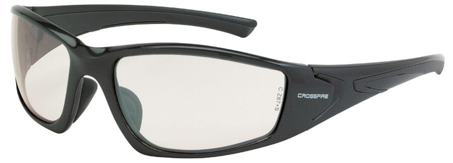 Crossfire RPG Safety Glasses with Pearl Gray Frame and Indoor-Outdoor Lens 
