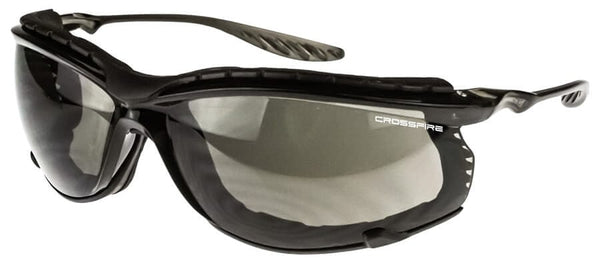 Crossfire Sniper Woodland Camo Half-Frame Smoke Lens Safety Glasses 9141 -  Box of 12