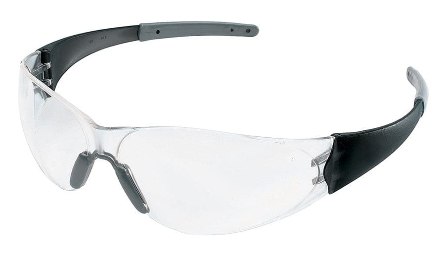 Crews CK2 Safety Glasses with Smoke Temples and Clear Anti-Fog Lens CK210AF