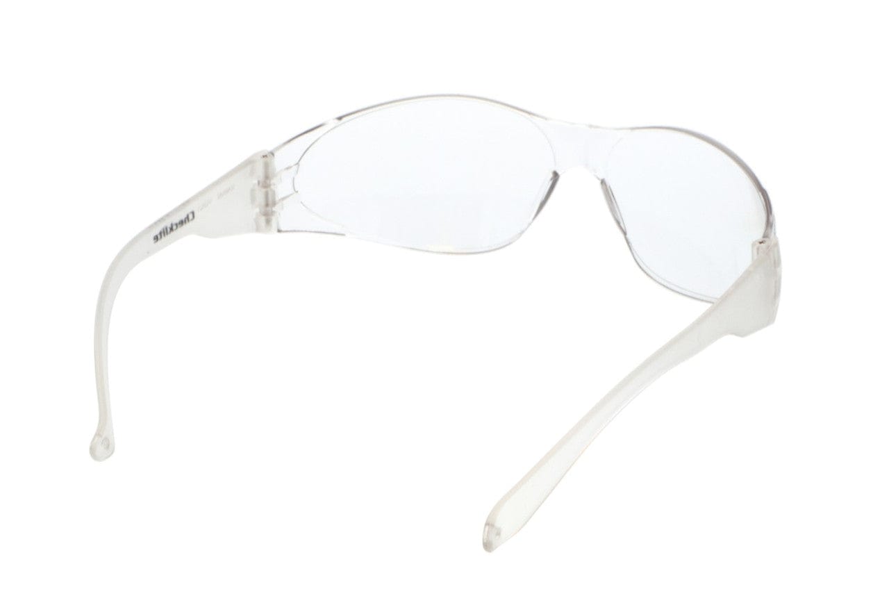Crews Checklite Safety Glasses with Clear Lens CL110 Inside View