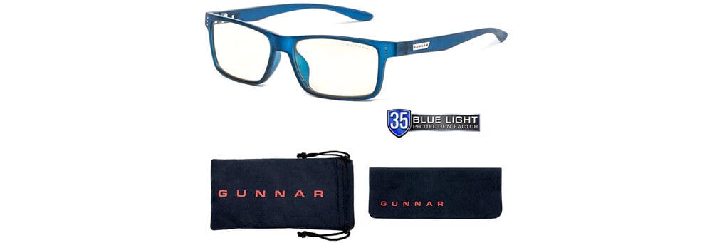 Gunnar Cruz Computer Glasses with Navy Frame and Clear Lens - Accessories