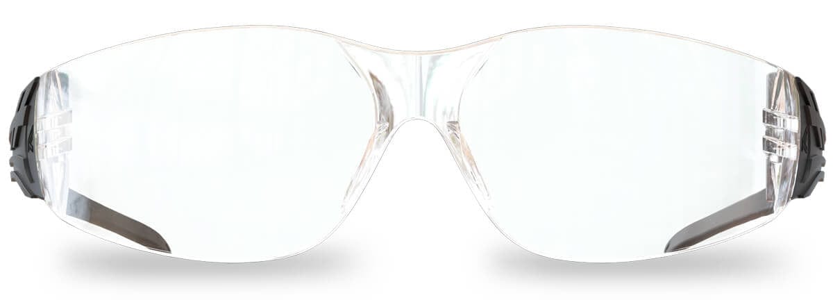 Edge Viso Safety Glasses with Clear Vapor Shield Anti-Fog Lens CV111VS - Front View
