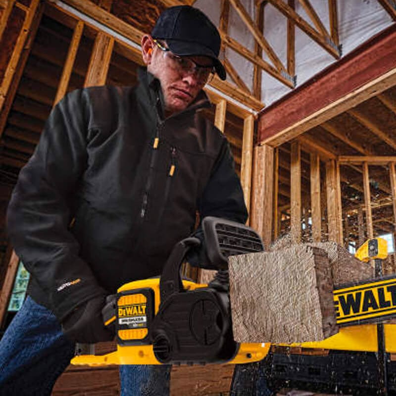 Dewalt soft shell heated on sale jacket