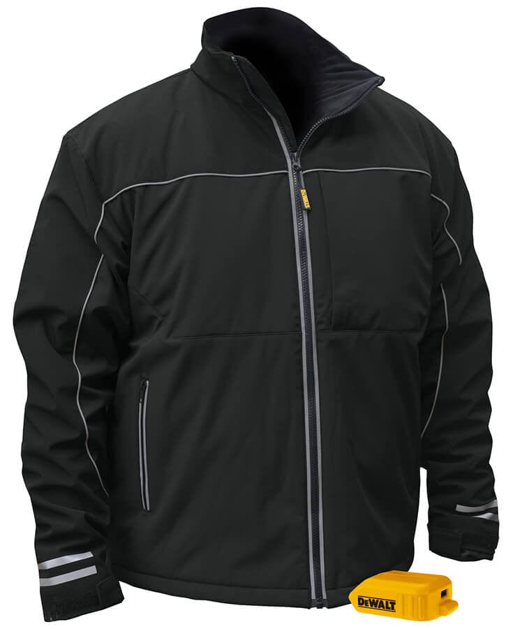 DEWALT DCHJ072B Unisex Heated Lightweight Soft Shell Jacket Without Battery Front View