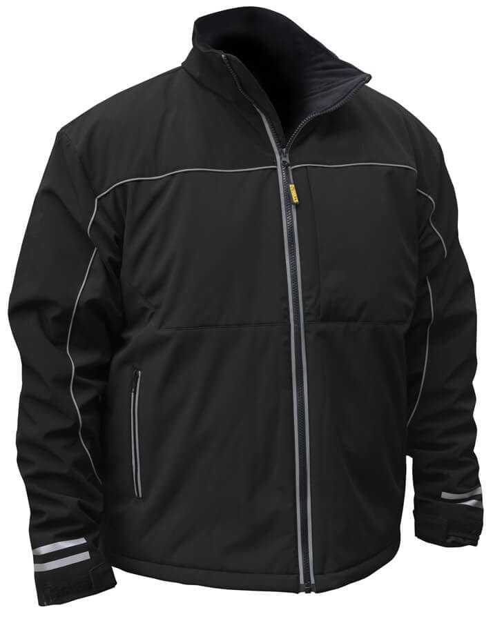 DEWALT DCHJ072B Unisex Heated Lightweight Soft Shell Jacket Without Battery Front View 2
