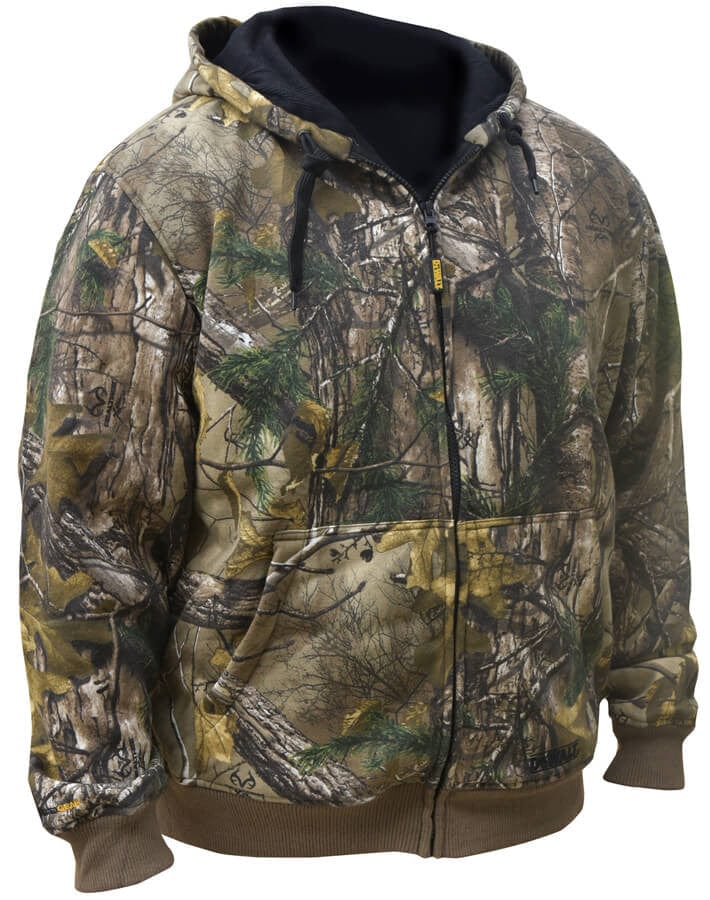 DeWalt Realtree Xtra Camouflage Heated Hoodie Sweatshirt DCHJ074D1 Front View