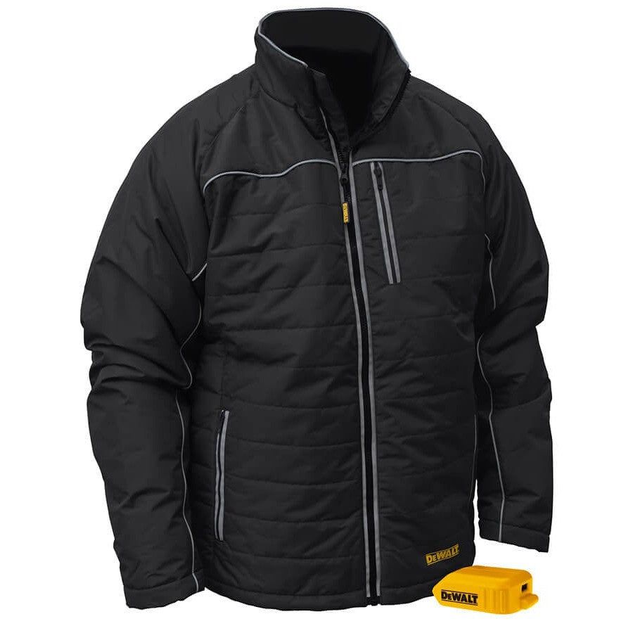 DeWalt DCHJ075B Unisex Heated Quilted Soft Shell Jacket Without Battery Front View