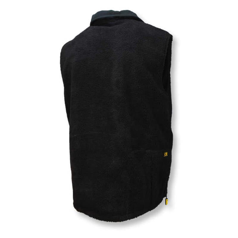DEWALT Unisex Heated Reversible Fleece Heated Vest With Battery & Charger - Back View