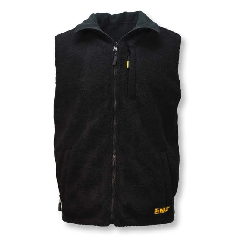DEWALT Unisex Heated Reversible Fleece Heated Vest With Battery & Charger - Front View