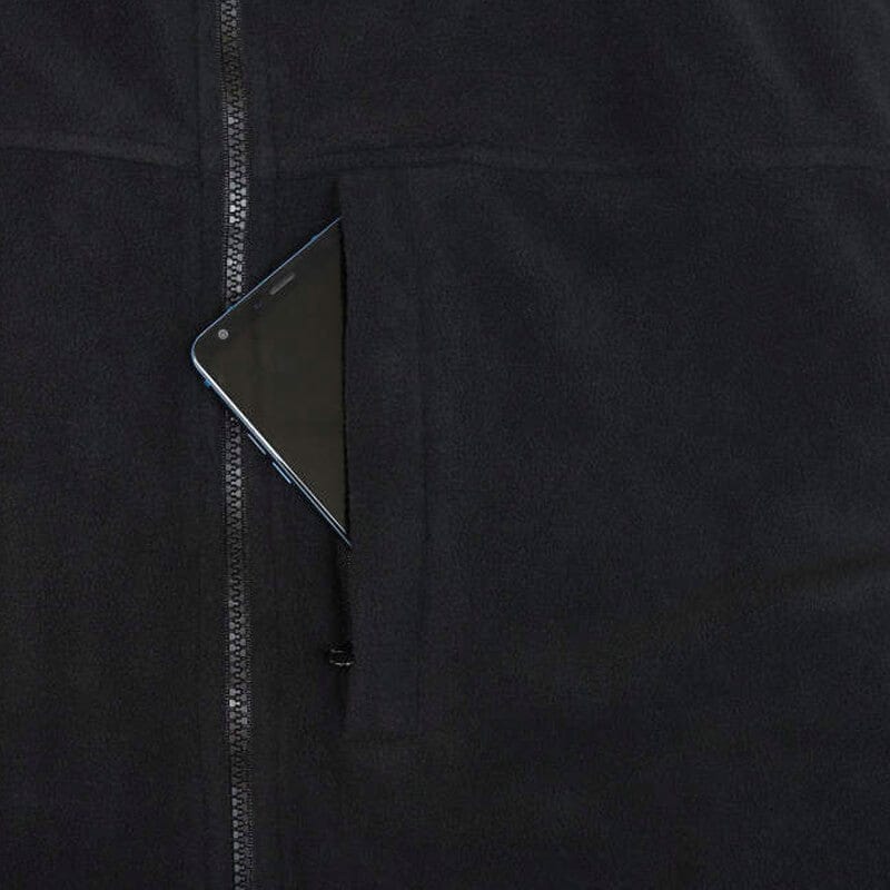 DEWALT Unisex Heated Reversible Fleece Heated Vest With Battery & Charger - Interior Pocket Closeup